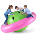 7.5 Foot Giant Inflatable Dome Rocker Bouncer with 6 Built-in Handles for Kids-Green