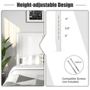 Full Wood Headboard Flat Panel with Pre-drilled Holes and Height Adjustment