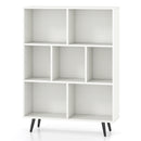 7/8/10-Cube Bookcase with 5 Tapered Metal Legs