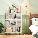 7/8/10-Cube Bookcase with 5 Tapered Metal Legs