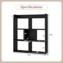 7 Cubes Open-back Bookshelf with Anti-Toppling Devices