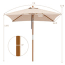 Rectangular Patio Umbrella 7ft with Adjustable Tilt