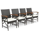 5/7-Piece Outdoor Dining Set with Acacia Wood Table