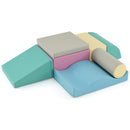 7 Pieces Toddlers Climbing Toys with EPE Foam and Removable PU Leather
