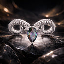 925 Sterling Silver Ring with Transparent Glass - Stylish E | 0.2cm Width for Women