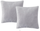 Birch Trails Solid Sherpa Set of 2 Decorative Pillows 18 x 18