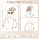 7-in-1 Convertible High Chair with Adjustable Tray