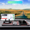 Non-Slip Car Phone Pad with Parking Number Card