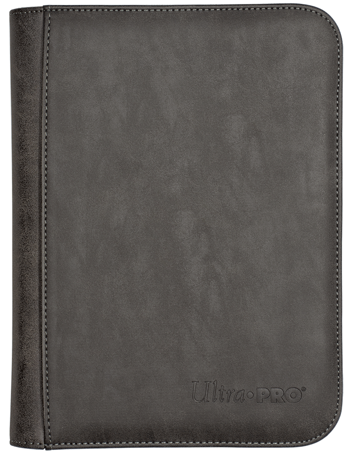 Ultra PRO: 4-Pocket Premium Zippered PRO-Binder - Suede Collection (Jet)