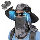 Solar Fan Hat with UPF50+ Sun Protection & Neck Flap