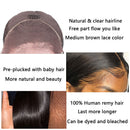 Loose Deep Wave Transparent Lace Human Hair Wig