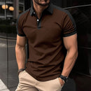 Men's Short Sleeve Casual Business Polo Shirt