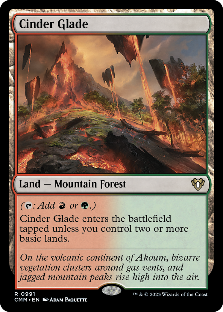 Cinder Glade (CMM-991) - Commander Masters