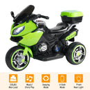3 Wheel Motorcycle For Kids Aged 1-6 Battery Powered Ride On Toy Electric Tricycle w/Music Story Broadcasting Headlight Rear Light Forward Reverse