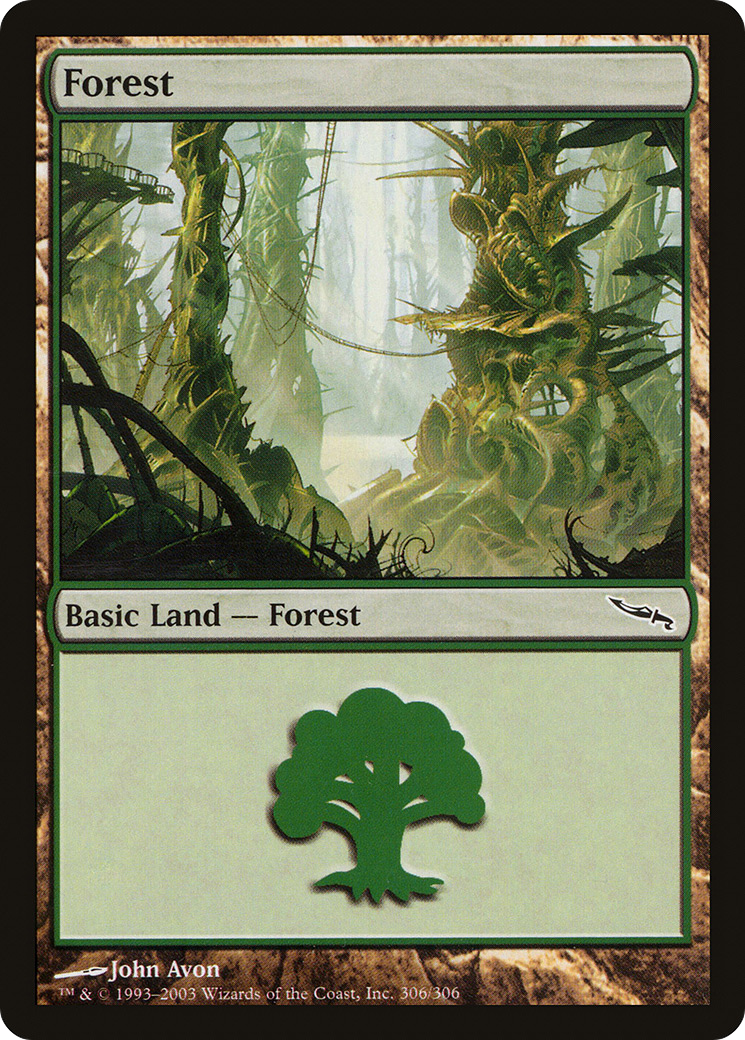Forest (MRD-306) - Mirrodin Foil