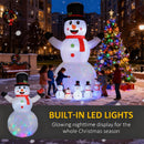 12ft Inflatable Christmas Snowman with Cardinal & LED Lights