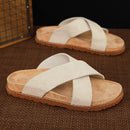 Mens High-end Non-slip Thick-soled Slide Sandals