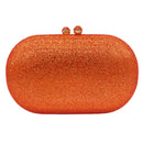 Hot-studded Evening Clutch With A Chain Strap For Banquets