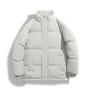 Solid-color Womens Windproof And Warm Jacket