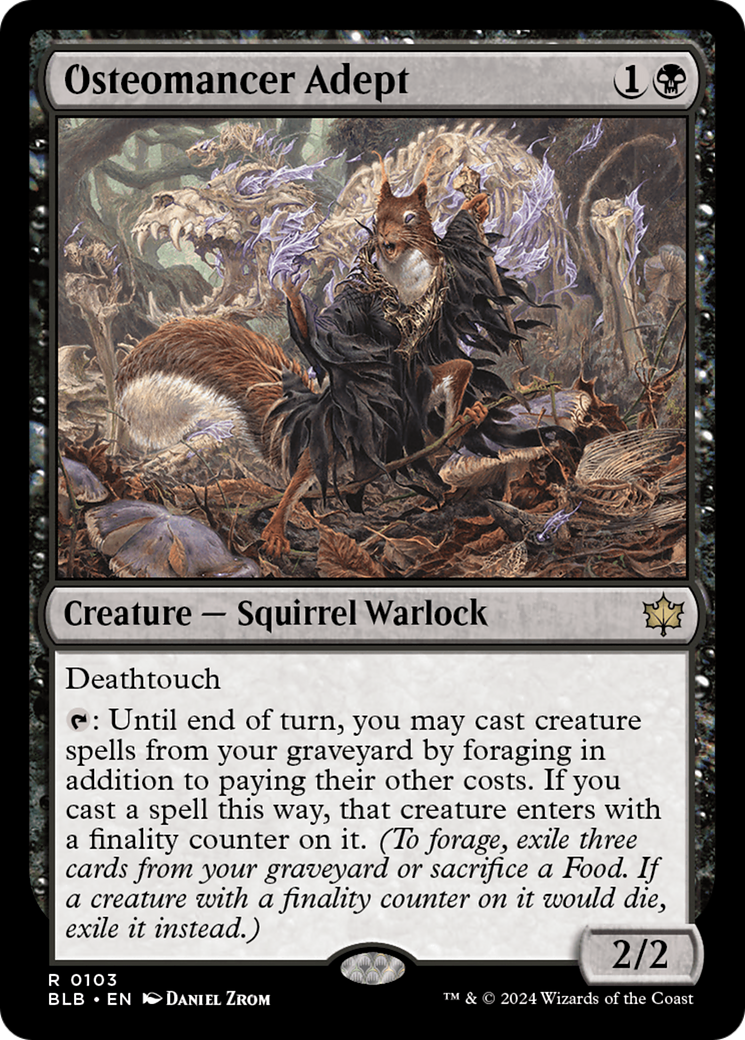 Osteomancer Adept (BLB-103) - Bloomburrow