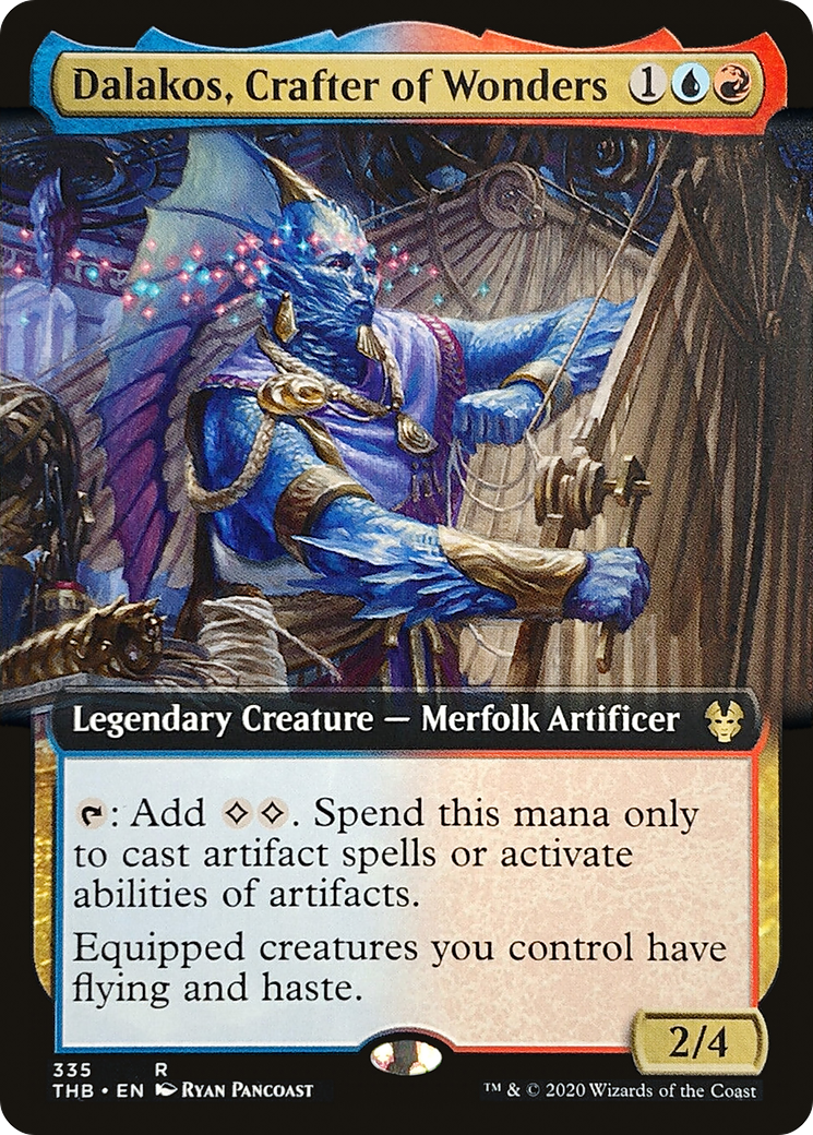 Dalakos, Crafter of Wonders (THB-335) - Theros Beyond Death: (Extended Art) Foil