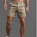 Mens Dress Shorts Slim-fit Accentuate Muscles