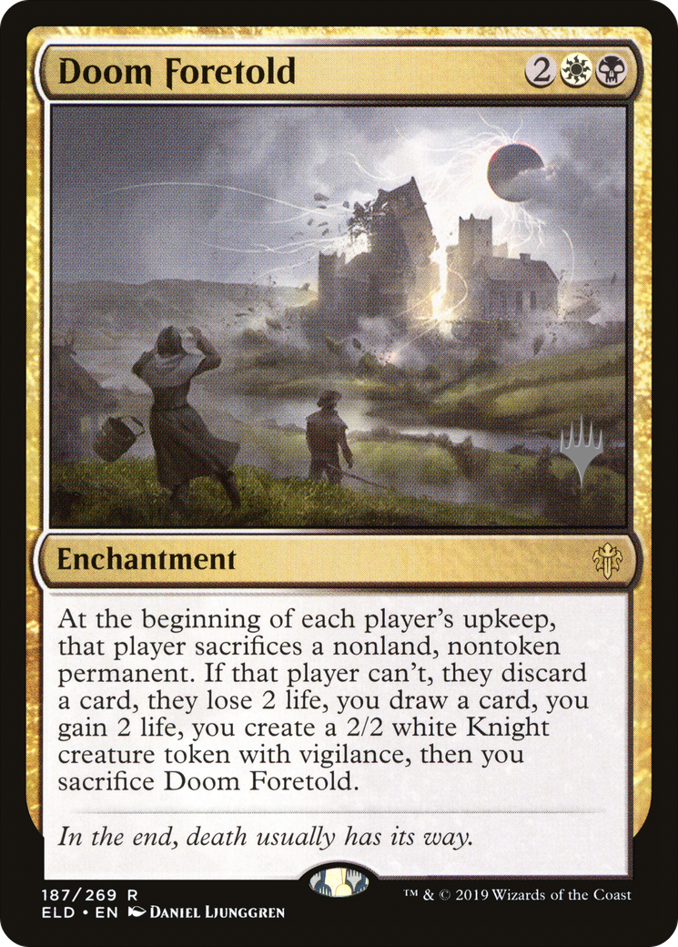 Doom Foretold (PPELD-187P) - Throne of Eldraine Promos Foil