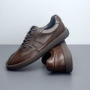 Men's Vintage Low Top Leather Sneakers