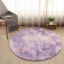 Fluffy Round Faux Fur Rug