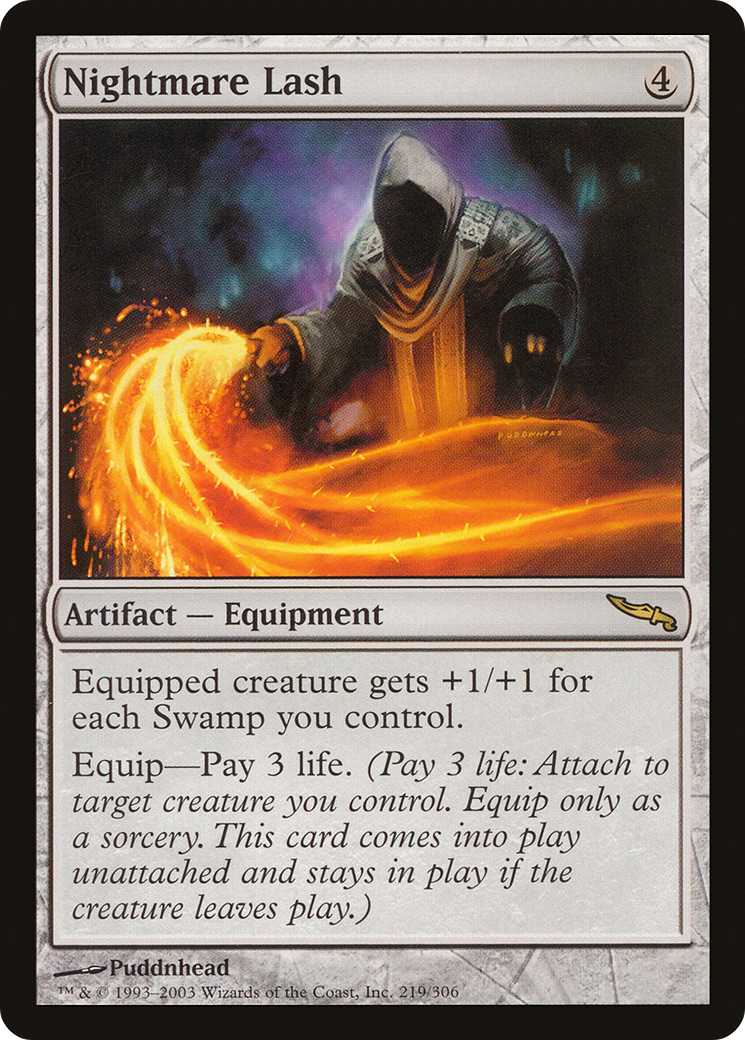 Nightmare Lash (MRD-219) - Mirrodin Foil