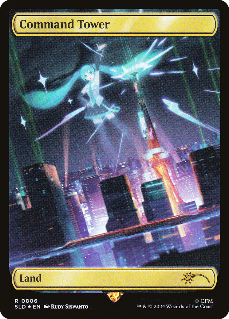 Command Tower (SLD-806) - Secret Lair Drop (Borderless) Foil