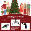 Pre-lit Christmas Tree with 280 Warm White LED Lights and 8 Lighting Modes