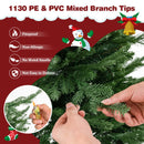 Pre-lit Christmas Tree with 280 Warm White LED Lights and 8 Lighting Modes