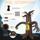 7.8 Feet Halloween Inflatables Scary Dead Tree Halloween Decoration with Ghost