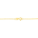 14K Yellow Gold Plated .925 Sterling Silver 1.0 Cttw Round and Baguette-Cut Diamond Composite Hearth 18" Pendant Necklace (I-J Color, I1-I2 Clarity)