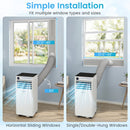 8000 BTU Portable Air Conditioner with Dehumidifier & Timer