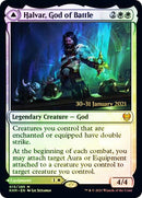 Halvar, God of Battle // Sword of the Realms (PRE-15S) - Kaldheim Promos Foil