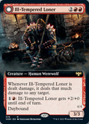 Ill-Tempered Loner // Howlpack Avenger (VOW-378) - Innistrad: Crimson Vow: (Extended Art, Double Faced Transform)