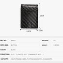 Business-Casual Carbon-Fiber Mens Wallet