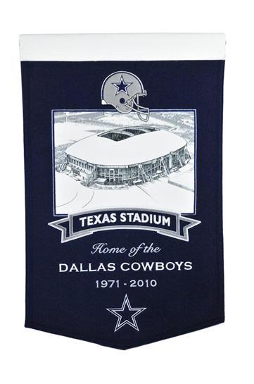 Dallas Cowboys Texas Stadium Wool Banner