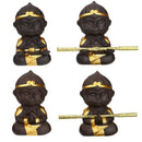 Chinese Purple Clay Tea Set, Monkey King Decor