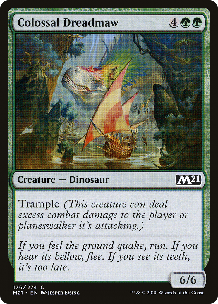 Colossal Dreadmaw (M21-176) - Core Set 2021 Foil