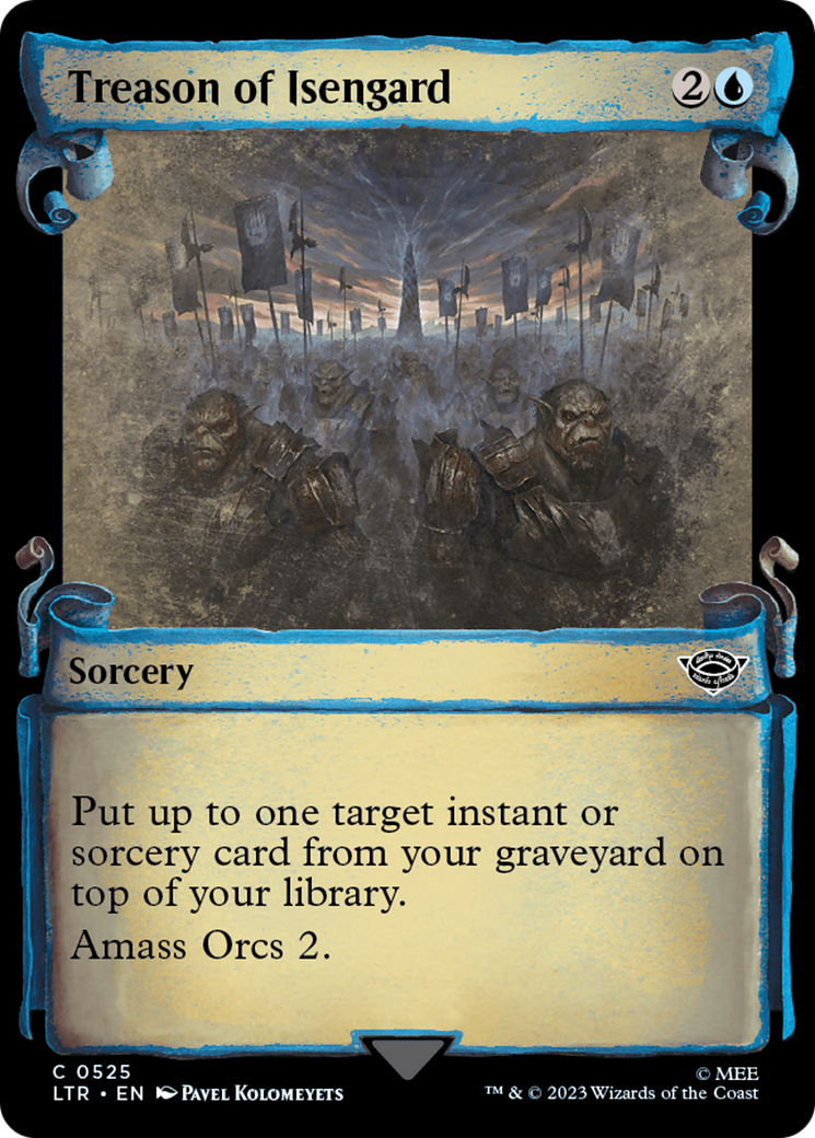 Treason of Isengard (LTR-525) - The Lord of the Rings: Tales of Middle-earth: (Showcase) Foil