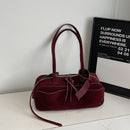 Womens Simple Bowling Handbag Shoulder Bag