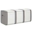 80 Gallon Patio Container with Lockable Lid for Packages and Garden