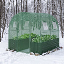 Walk-In Greenhouse with Planter Bed 80" x 79" x 79"