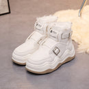 High Top Woolen Elevator Sports Shoes