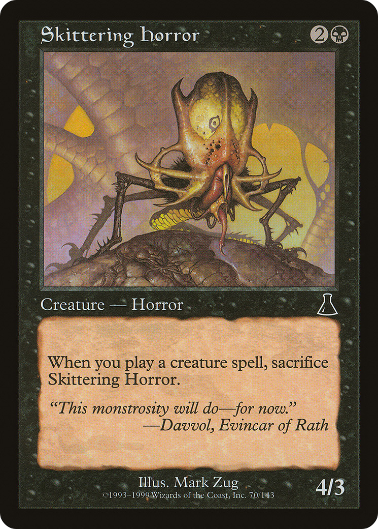 Skittering Horror (UDS-070) - Urza's Destiny Foil