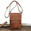Crazy Horse Leather Crossbody Shoulder Bag