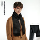 Simple Plaid Artificial Cashmere Warm Scarf